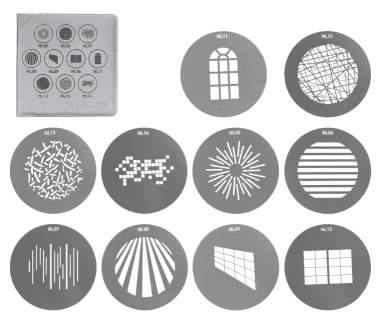 Nanlite Gobo Set 1 for Forza FM Mount Projector