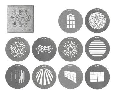 Nanlite Bowens Projection Attachment GOBO Set 1