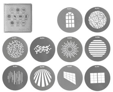 Nanlite Bowens Projection Attachment GOBO Set 1