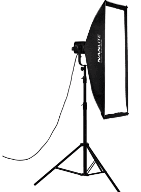 Nanlite Nanlite Asymmetrical Stripbank Softbox with Bowens Mount (18x43in)
