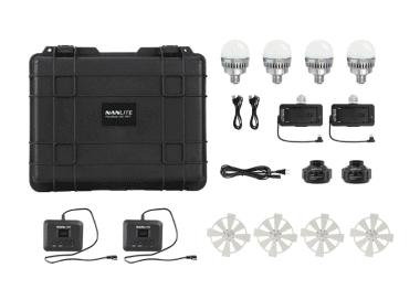 Nanlite PavoBulb 10C RGBWW LED Bulb 4-Light Kit