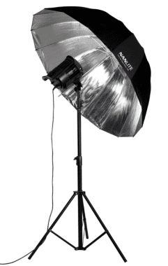 Nanlite Silver Deep Umbrella 135 (53in)