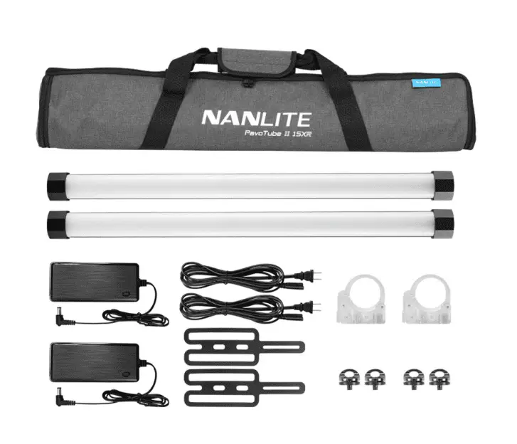 Nanlite PavoTube II 15XR 2' RGBWW LED Pixel Tube with Built-In CRMX 2Kit