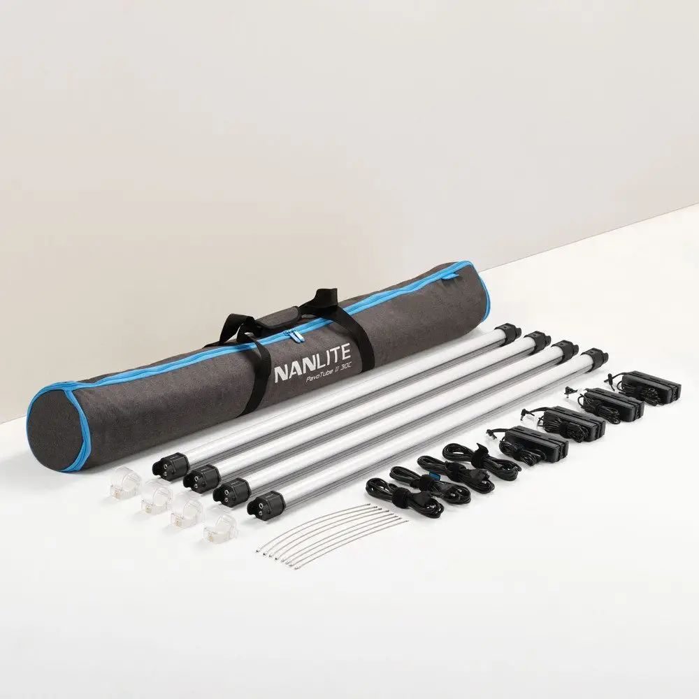 Nanlite PavoTube II 30C 4-Foot RGBWW LED Tube Light 4Kit